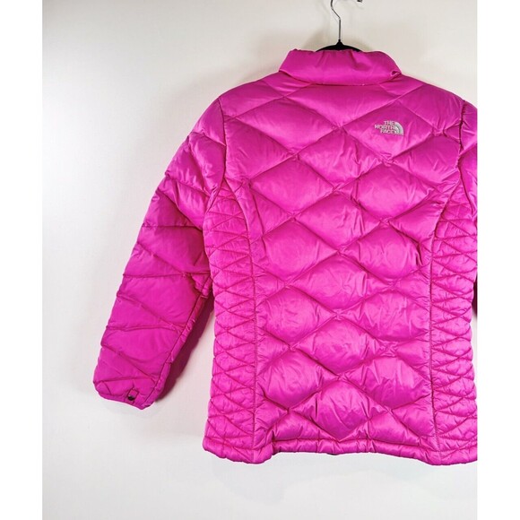 The North Face Girls Jacket Pink Aconcagua 550 Fill Power Down Puffer Size XL - Picture 8 of 11